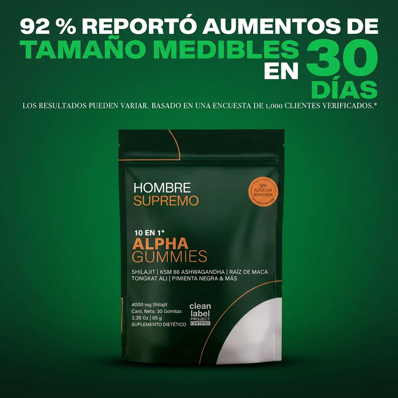 HOMBRE SUPREMO™ | Soporte Natural 10 en 1