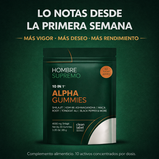 Hombre Supremo: lo notas desde la primera semana